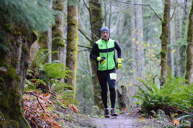 Swiftly on the trail: Lakeland Hill’s Mark Casey is training to compete in the Ironman Lake Placid (N.Y.) on July 27. He races in honor of his brother