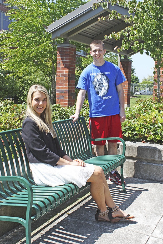 Emma Koehler and Matt Lipinski flourished in and out of the classroom.