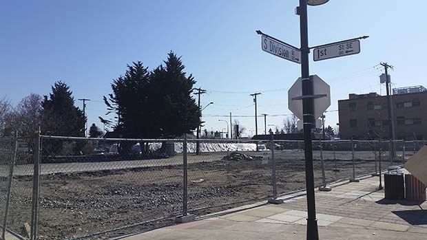 Preliminary work has begun to transform the vacant block off South Division between First and Second streets southeast into a four-story retirement community.