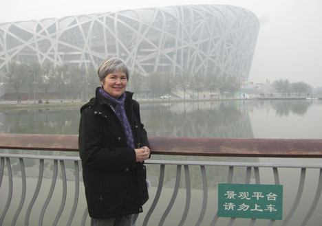 Aleta Matteson’s two-week educational and cultural awareness trip to China included a visit to Beijing