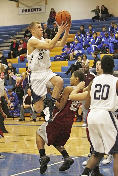 Auburn Riverside's Ryan Rogers had 28 points and 11 rebounds in the Raven's 93-82 win over Kentridge this past Tuesday.