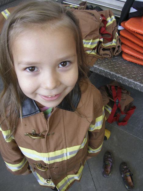 Future firefighter Alycia Simonds
