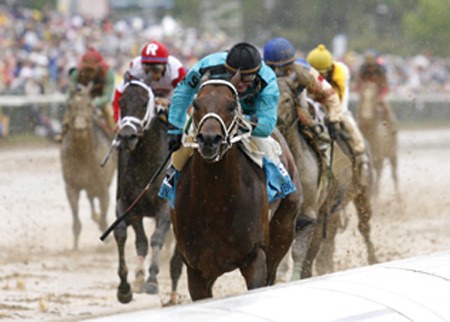 Atta Boy Roy and Calvin Borel prevail in the Grade 2 2010 Churchill Downs Handicap.