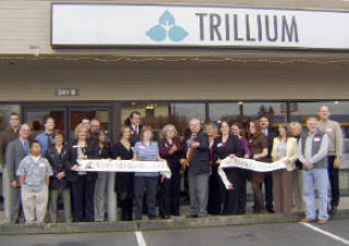 Trillium Employment Services celebrated the move to its new location at 201 Auburn Way N.