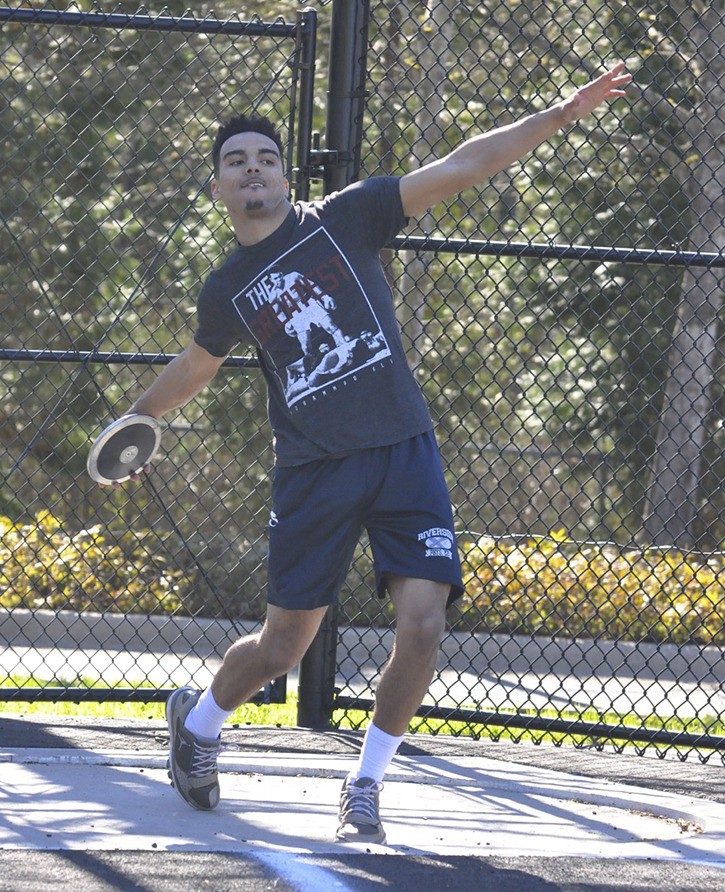 Auburn Riverside’s Darrien Rivera has overcome difficult circumstances to make his mark in sprinting and the discus.