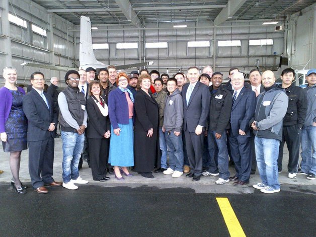 King County Executive Dow Constantine and the King County Aerospace Alliance