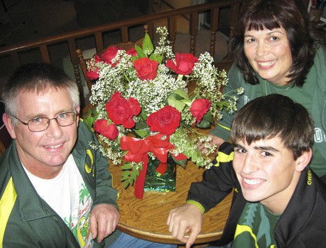 Young David Paulson has flourished  at Oregon with the support of  his parents