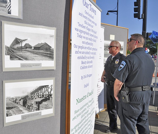 The Auburn Police Department and other agencies will have booths on display at Auburn's 124th birthday bash in the City Hall Plaza on Friday