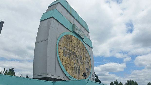 Efforts are being made to salvage the iconic Big Daddy’s Drive In sign.