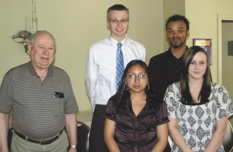 Auburn Optimist Dollars for Scholars Foundation Scholarship  winners were: front row