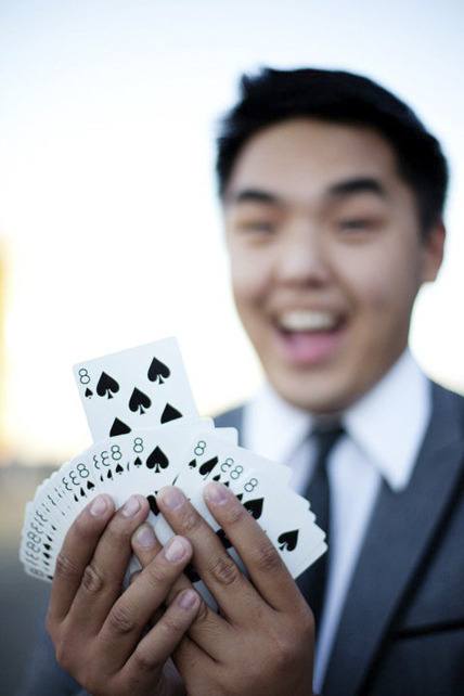 Auburn's Michael Wong knows hundreds of card tricks
