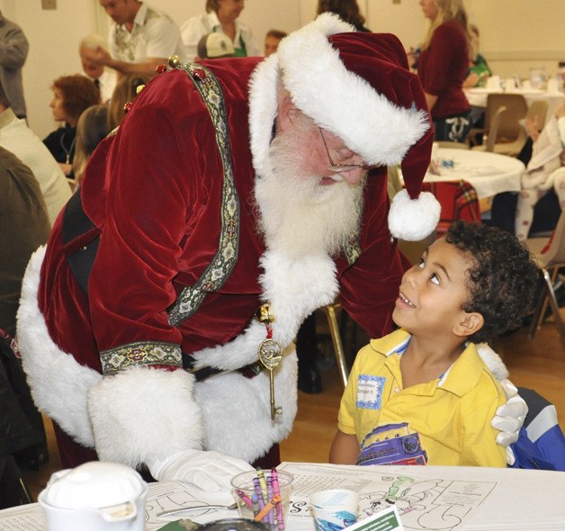 Santa paid a special visit to the Auburn Senior Activity Center last Saturday.