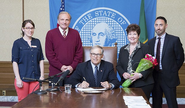 Meghan Sullivan and Seth Dawson with the Washington Association for Substance Abuse and Violence Prevention