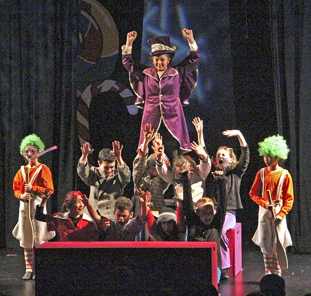 The Auburn Ave Kids showcased its production of Roald Dahl’s “Willy Wonka Jr.” last weekend at the Auburn Avenue Theater. Here