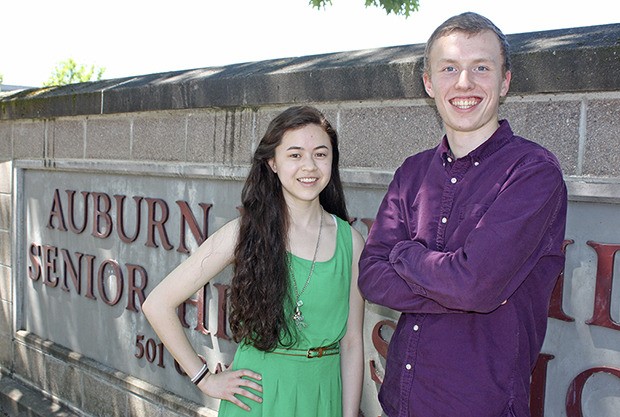 Auburn Riverside’s Elizabeth Lee and Sumner Brock excelled in and out of the classroom.