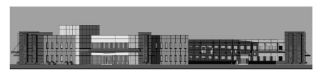 An artist’s conception of Auburn Regional Medical Center’s parking garage as seen from the east. Plans are subject to change.