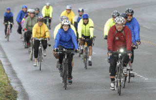 Cyclists took to the streets Wednesday for the The Ride Of Silence