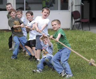 A group of boys from the Auburn Parks