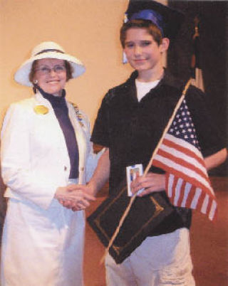 The Daughters of the American Revolution Good Citizenship Awards recently were presented to Josiah McCraken