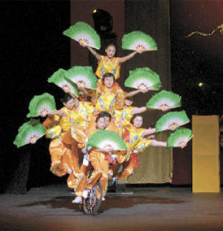 The Shangri-La Chinese Acrobats will perform at 7:30 p.m. Saturday at the Auburn Performing Arts Center