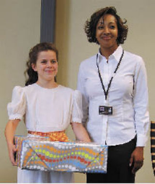 Hannah Holston was the recent winner of the King County Library Summer Reading Program. For her efforts