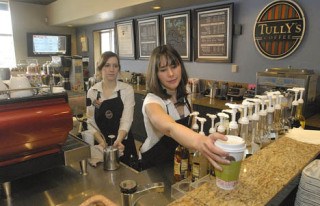 Lead barista Melissa Felczak