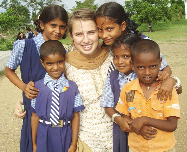 Karie Chamberlain enjoyed her summer working with the children of India.