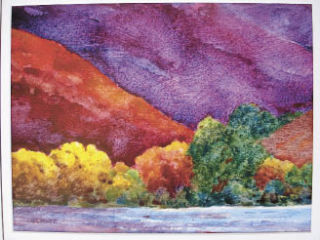 Paul Glasoe’s ‘Yakima Magic’ features the many fall colors of the scenic river.