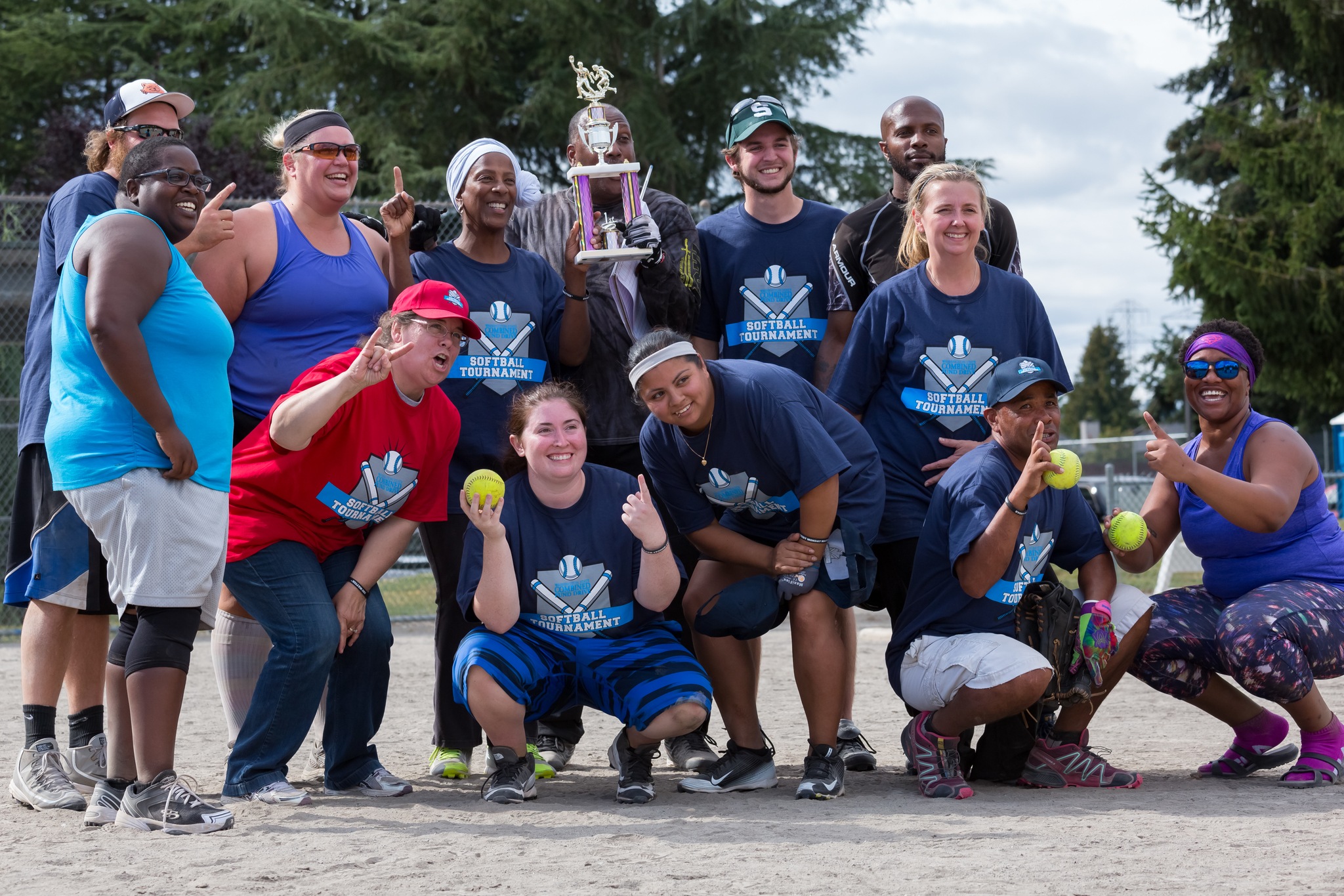 The Department of Social and Health Services All-Stars captured the State Combined Fund Drive Softball Tournament at Brannan Park on Aug. 27. COURTESY PHOTO