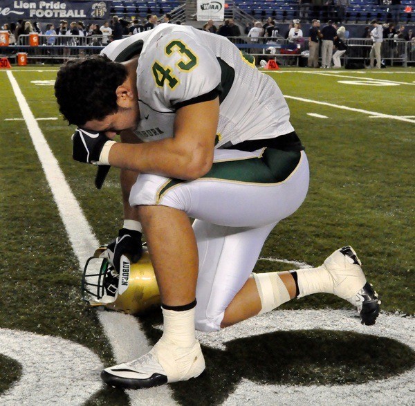 Kevin Shelton on field at the Tacoma Dome.