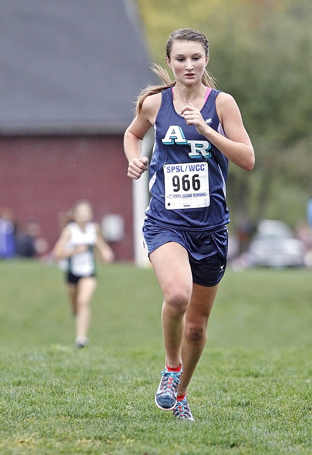 Auburn Riverside's Rachel Atwood finished second at the SPSL 4A sub-district meet with an 18-minute
