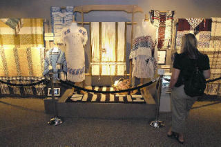 The Coast Salish fiber-weaving exhibit now is on display at the White River Valley Museum.