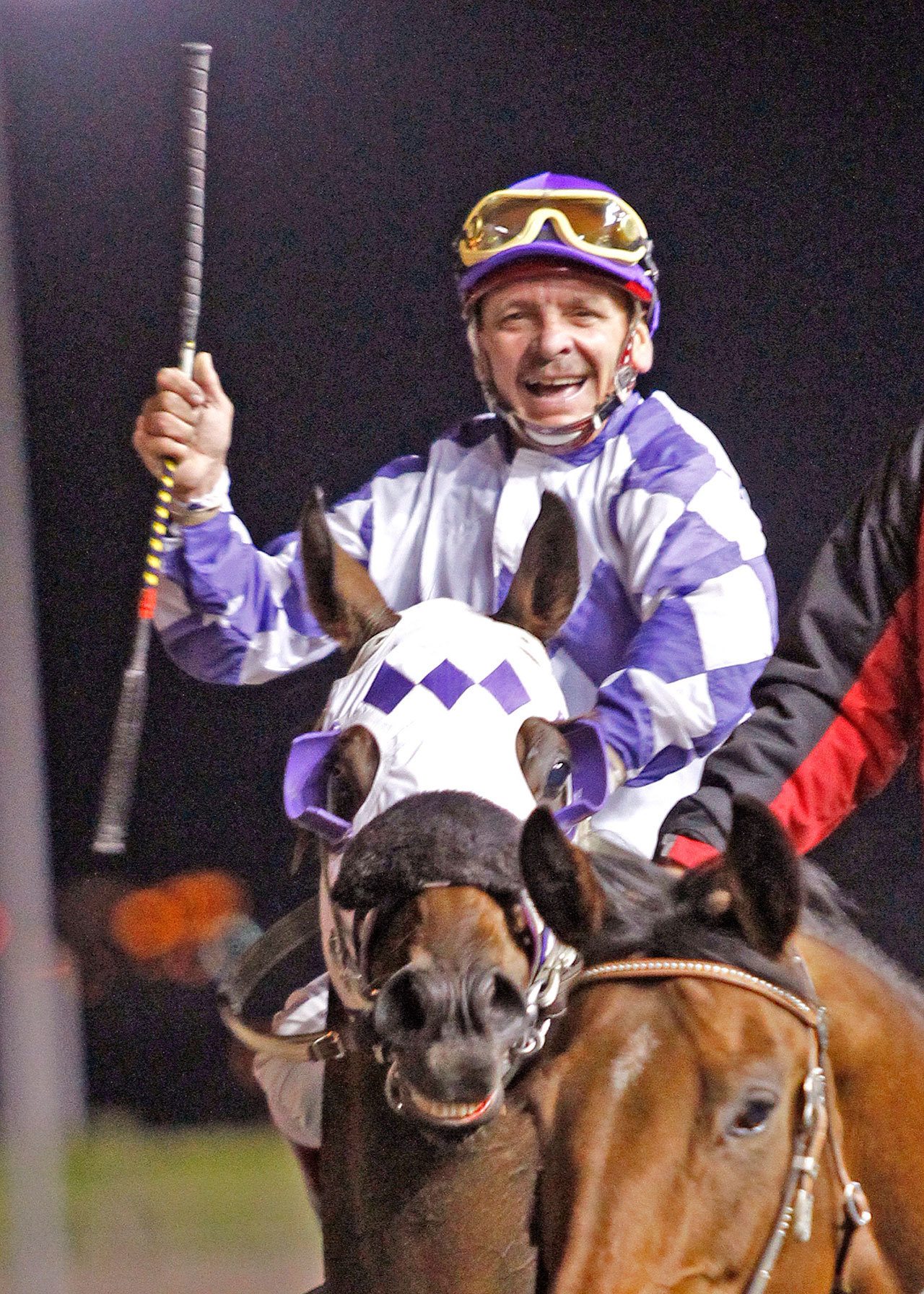 Gallyn Mitchell is the only jockey to ride the first 20 seasons at Emerald Downs, piling up 1,419 wins, almost $15 million in earnings and a record 80 stakes wins. COURTESY PHOTO