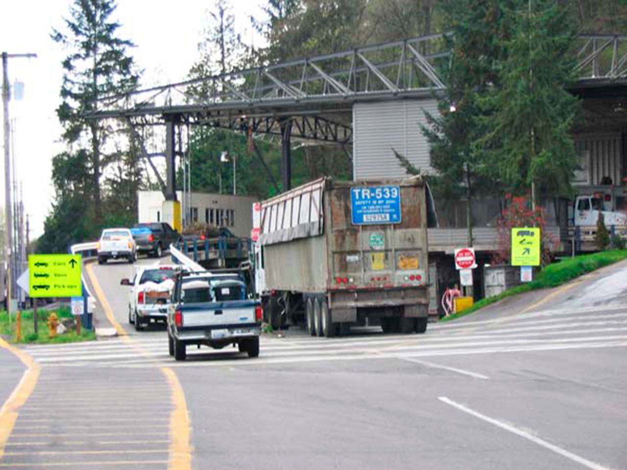Opened in the mid-1960s, the Algona Transfer Station is outdated and undersized, according to King County, and lacks many features that newer facilities have. REPORTER FILE PHOTO