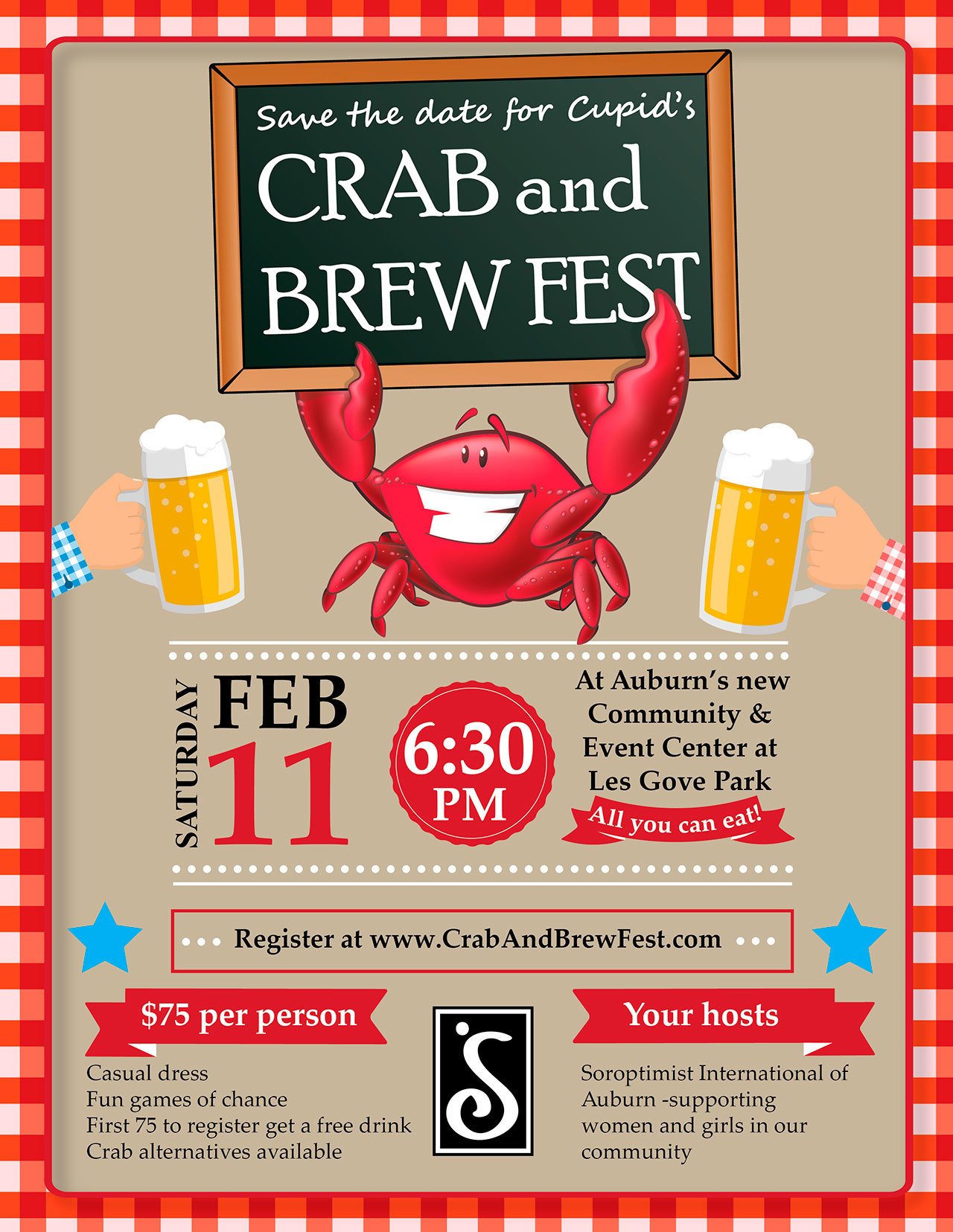 Charity Crab and Brewfest to benefit local women and girls