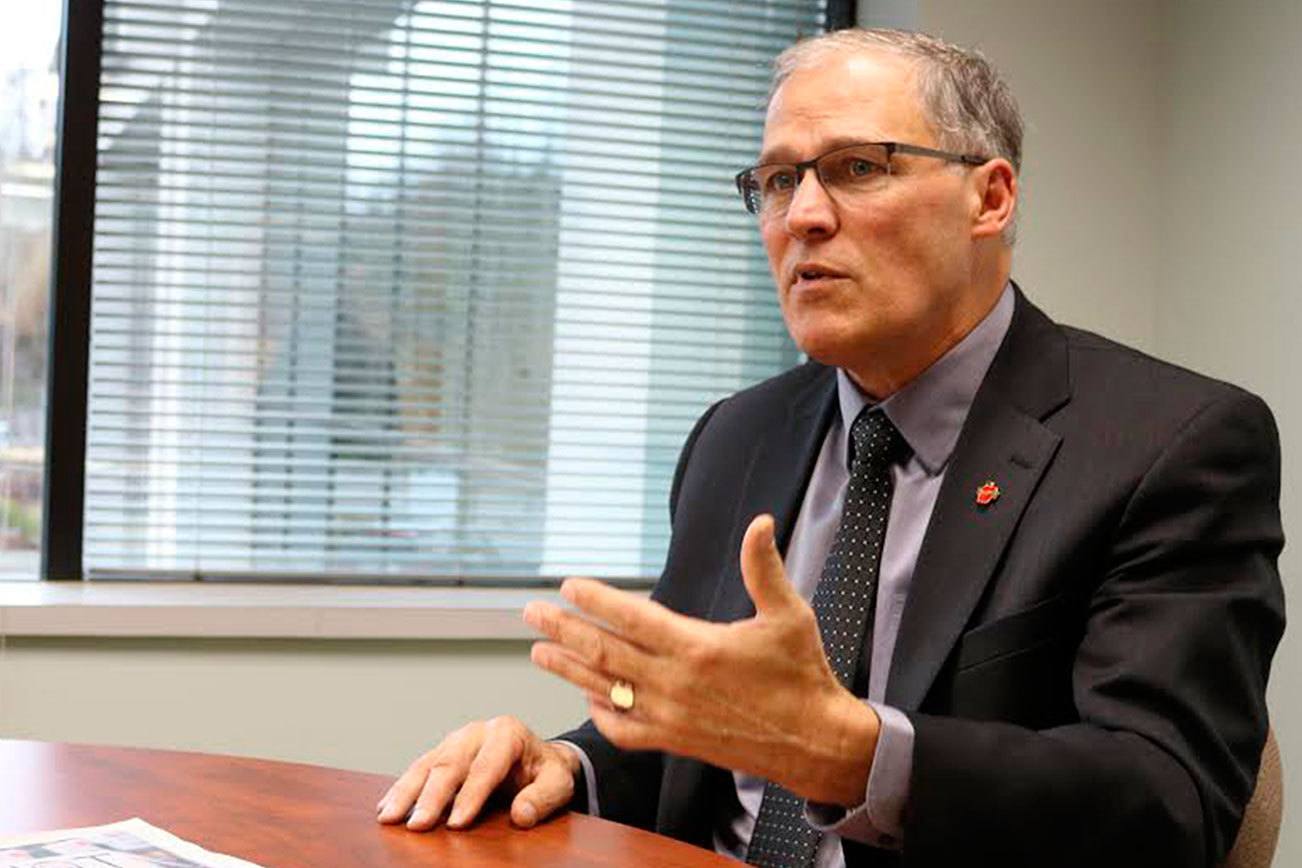 Gov. Inslee discusses education, science and Trump with media
