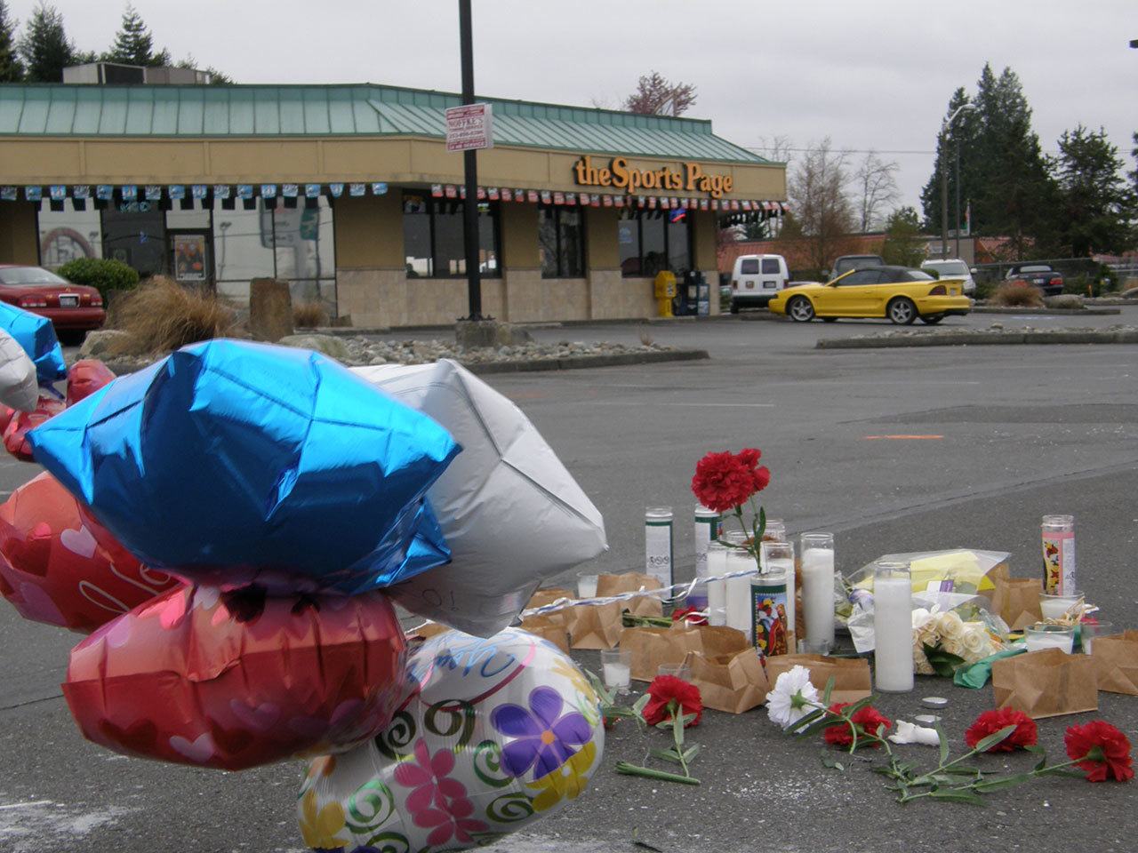 A shooting during a melee in the parking lot outside Sports Page Tavern on March 31, 2013 left two people dead. Prosecutors have charged Cleanthony Jimerson with two counts of first-degree murder with firearm enhancements and one count of unlawful possession of a firearm in the second degree. ROBERT WHALE, Auburn Reporter