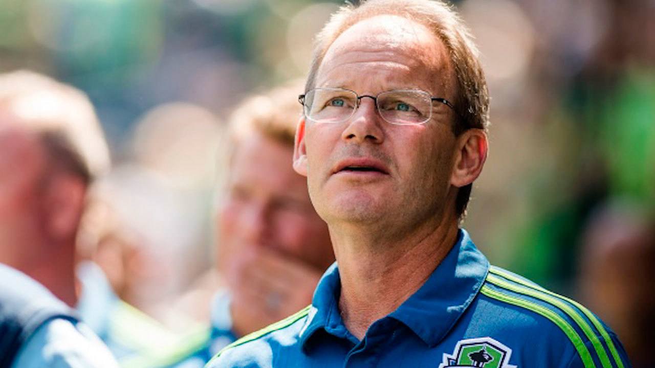 Brian Schmetzer, a former Tacoma Star, took over as coach of the Sounders last season and directed them to their first MLS Cup championship. COURTESY PHOTO