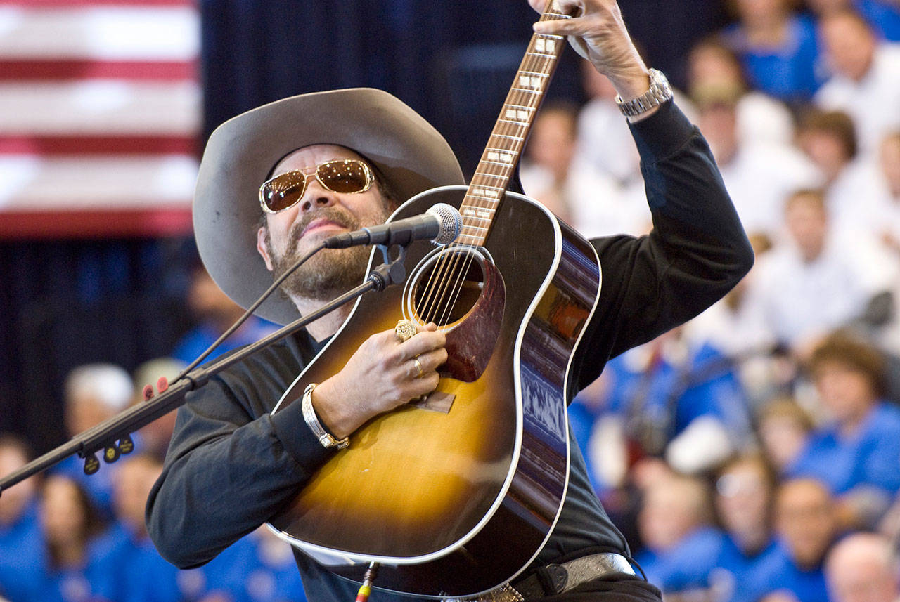 Hank Williams Jr., the son of a legendary singer, has a musical style that is often considered a blend of Southern rock, blues and traditional country. COURTESY PHOTO                                Hank Williams Jr., known to many American football fans for his “Monday Night Football Song,” decided to change the lyrics to “All my Sarah friends are coming over tonight.”