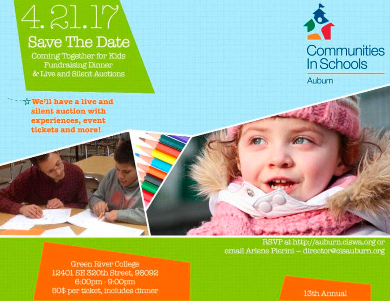 CISA presents 13th annual Coming Together for Kids Dinner and Auction