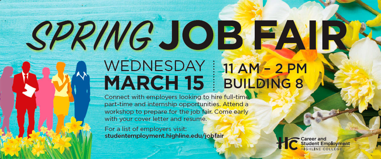 Highline College hosts free job fair March 15