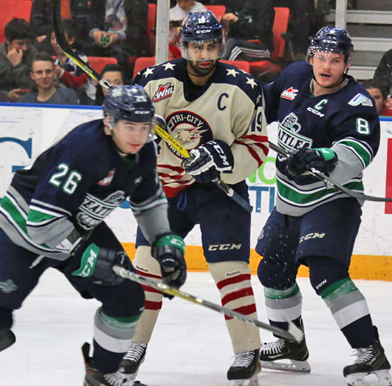 Thunderbirds sweep Americans WHL playoffs Auburn Reporter
