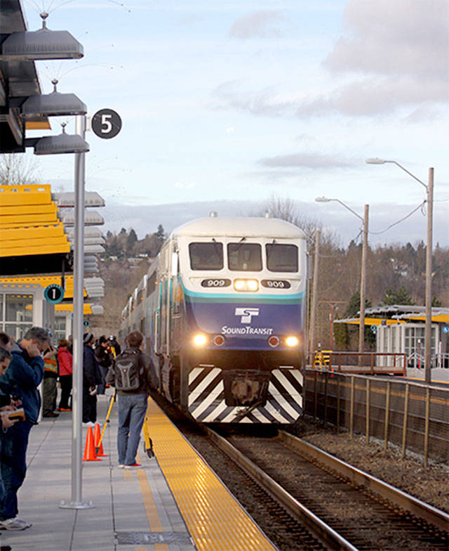 Sound Transit offers Sounder train service to Sunday’s Mariners game
