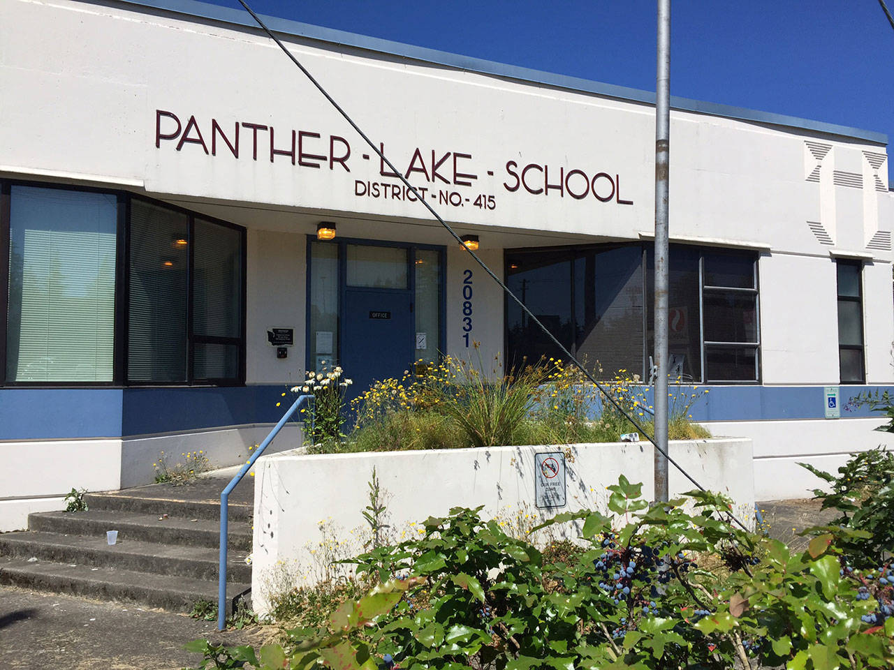 The original Panther Lake Elementary School building as it stands today. COURTESY PHOTO