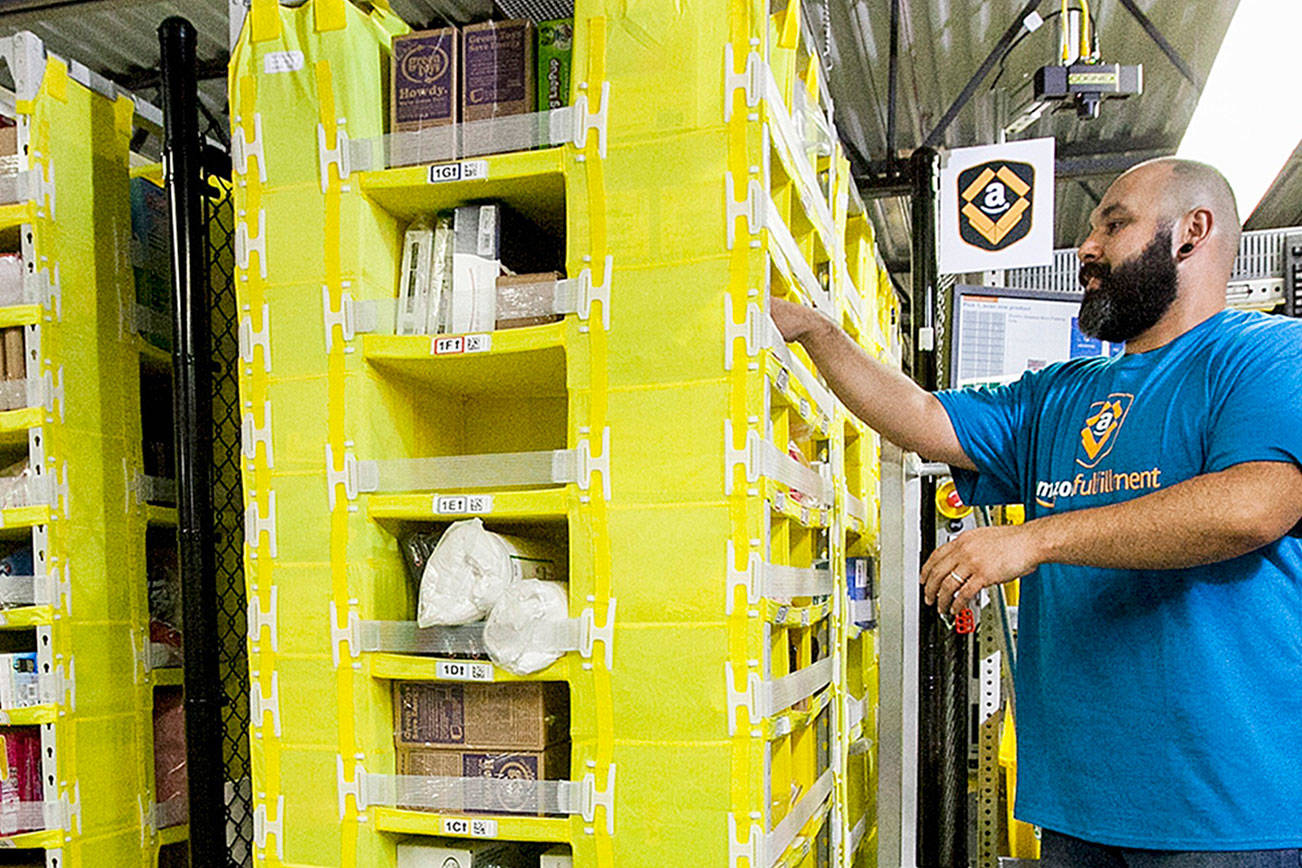 Amazon to hire 50,000 for warehouse jobs across U.S., including Kent
