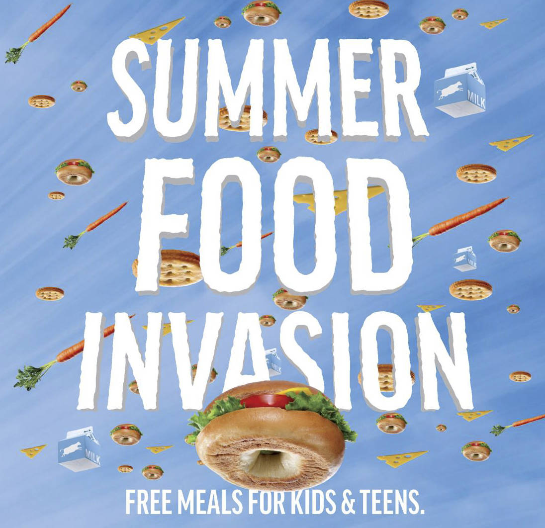 Free summer meals available to kids and teens