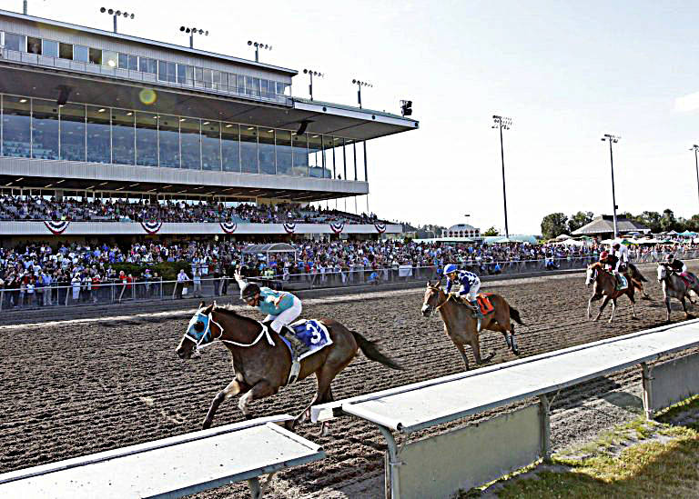 Mack One Rules wins the Mount Rainier Stakes by two lengths.                                Photo courtesy Emerald Downs