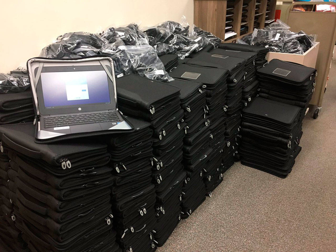 The Auburn School Distict is making sure students and teachers are equipped with Chromebooks. COURTESY PHOTO