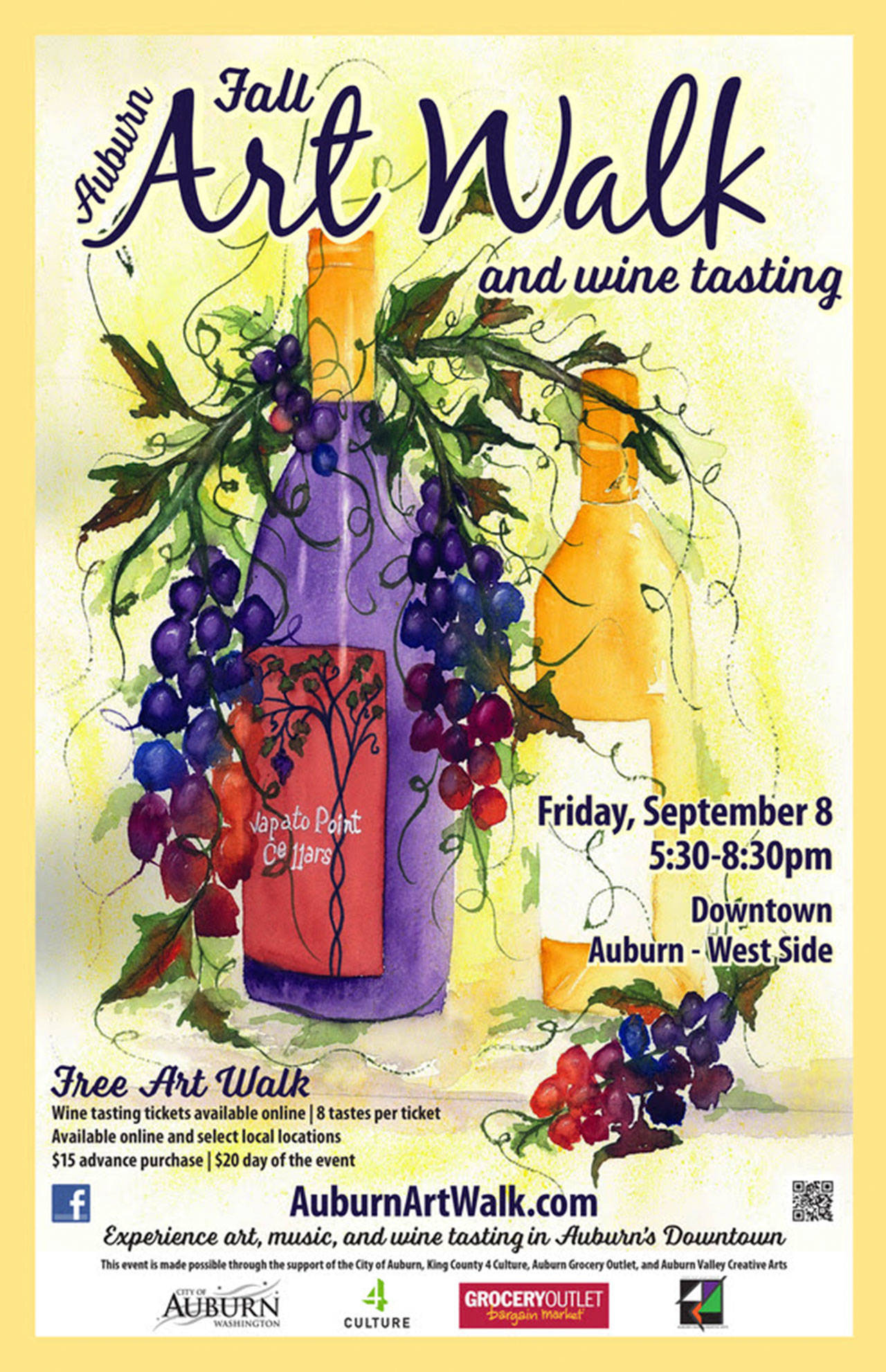 Auburn Artwalk and Wine Tasting event returns Friday