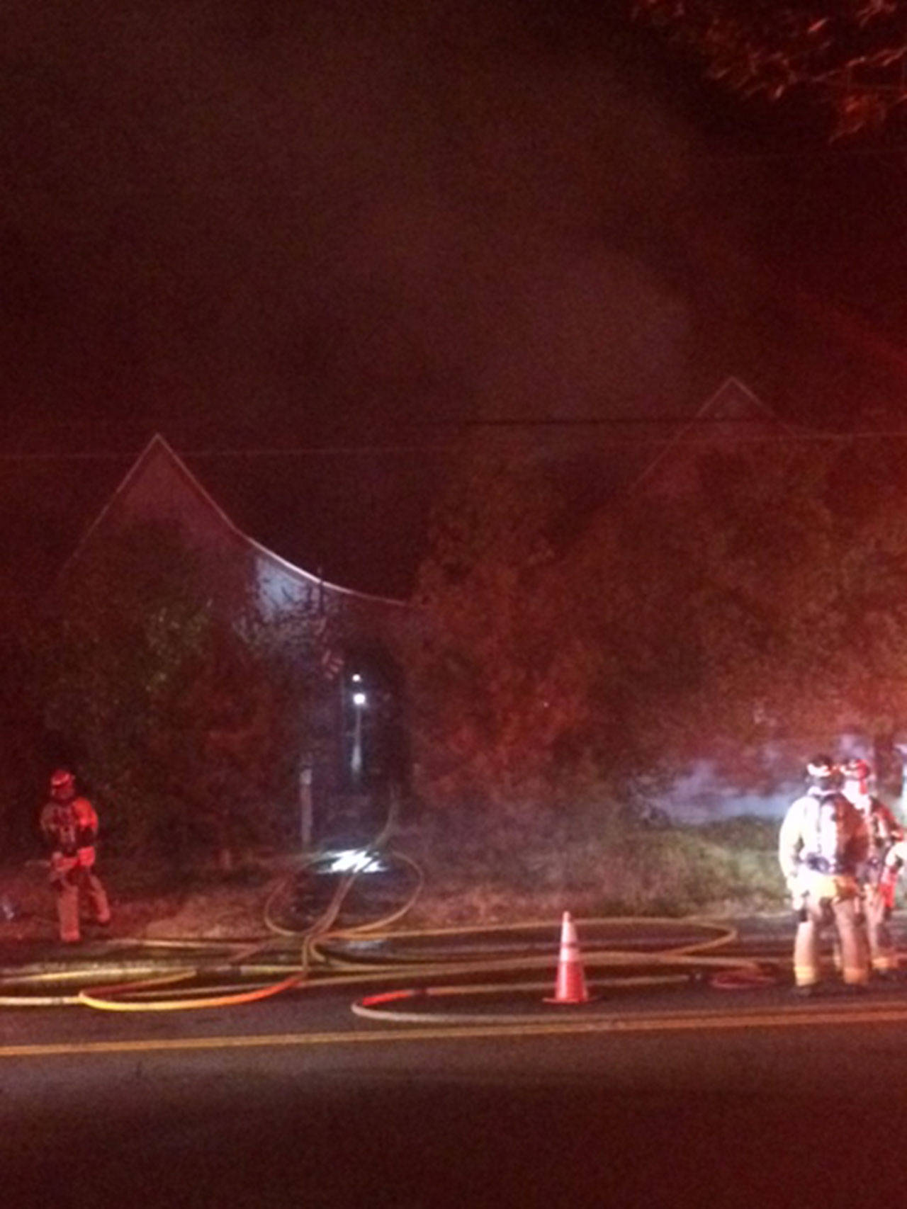 Firefighters responded and put out a house fire in the 200 block of M Street Northeast early Wednesday morning. COURTESY PHOTO, VRFA